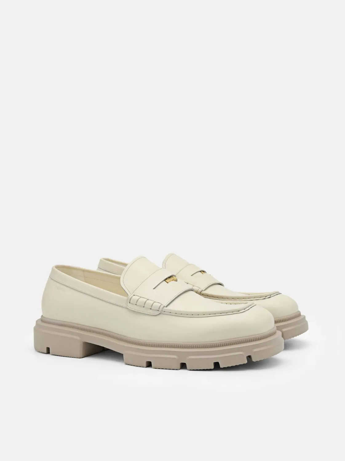 Men's Ellis Leather Loafers - Chalk