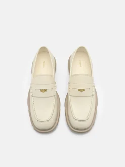 Men's Ellis Leather Loafers - Chalk