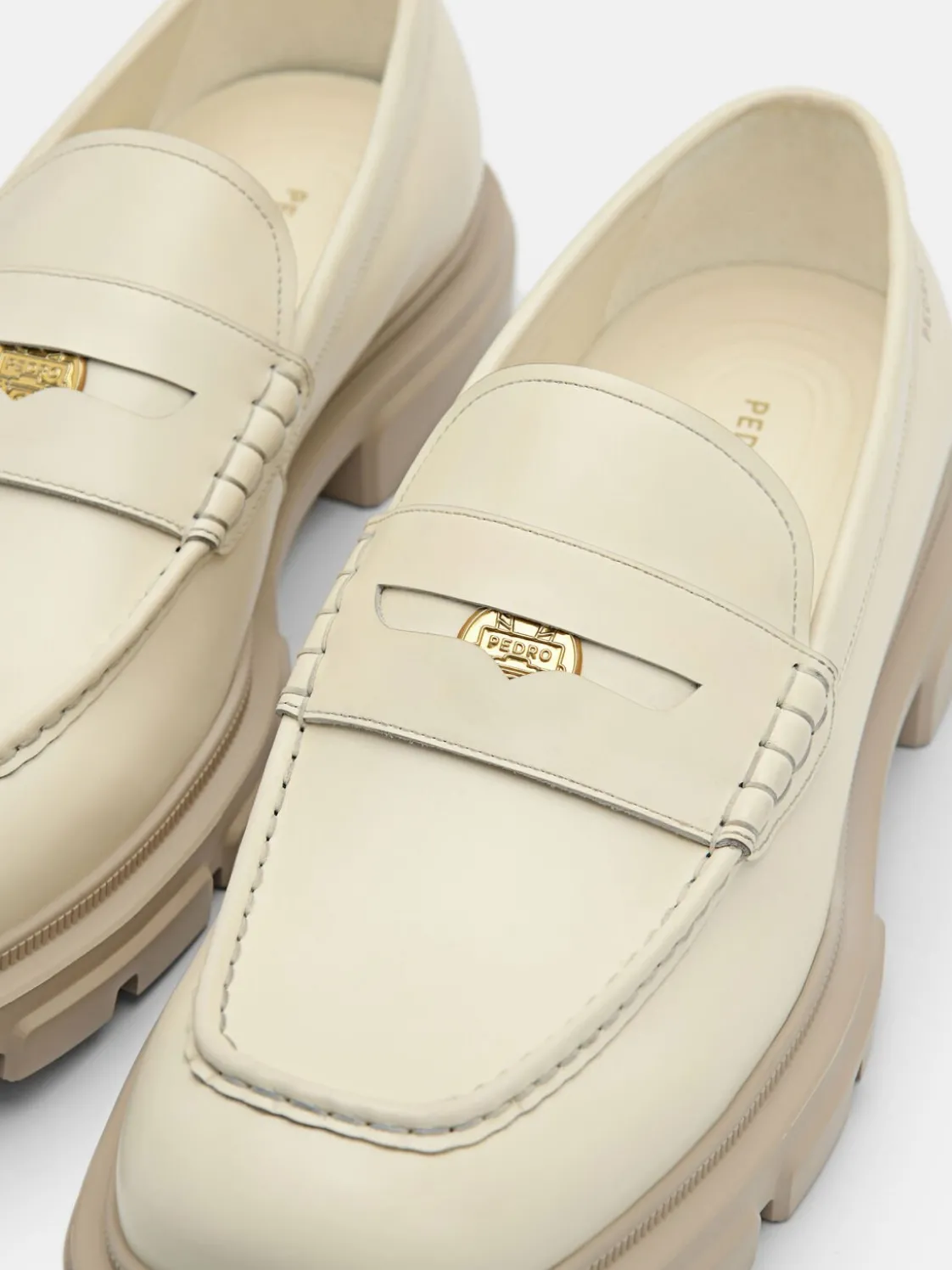 Men's Ellis Leather Loafers - Chalk