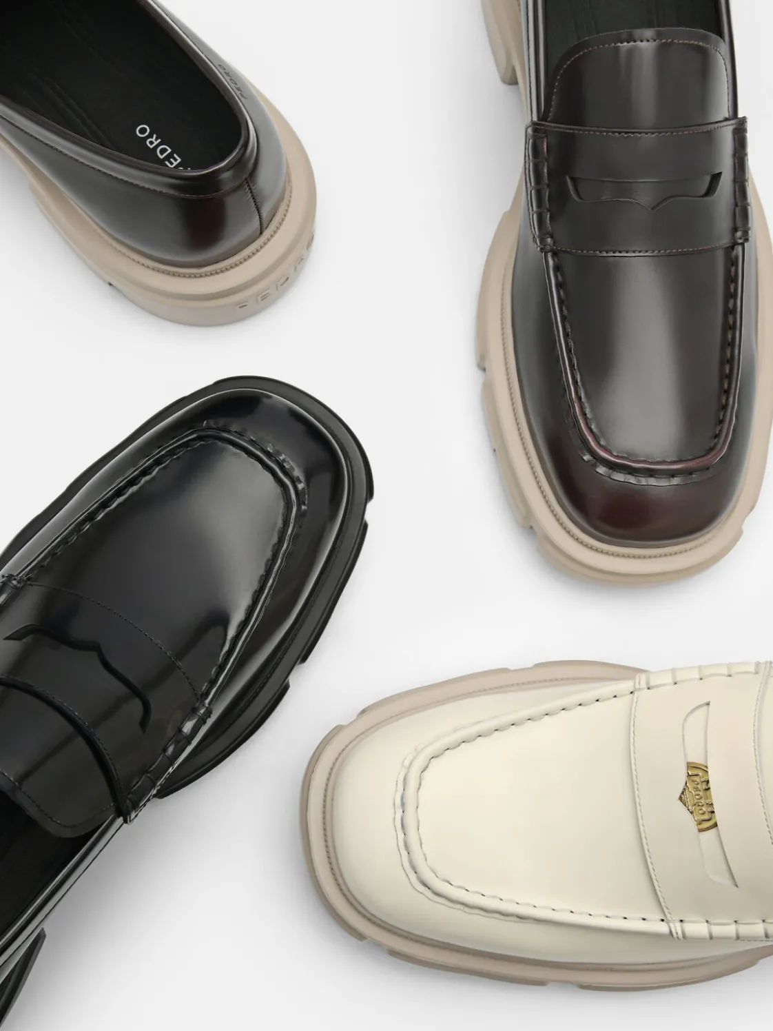 Men's Ellis Leather Loafers - Chalk