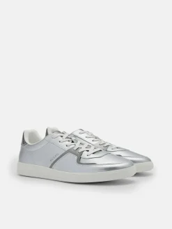 Men's Fleet Sneakers - Silver
