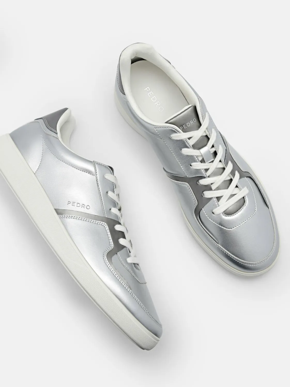 Men's Fleet Sneakers - Silver