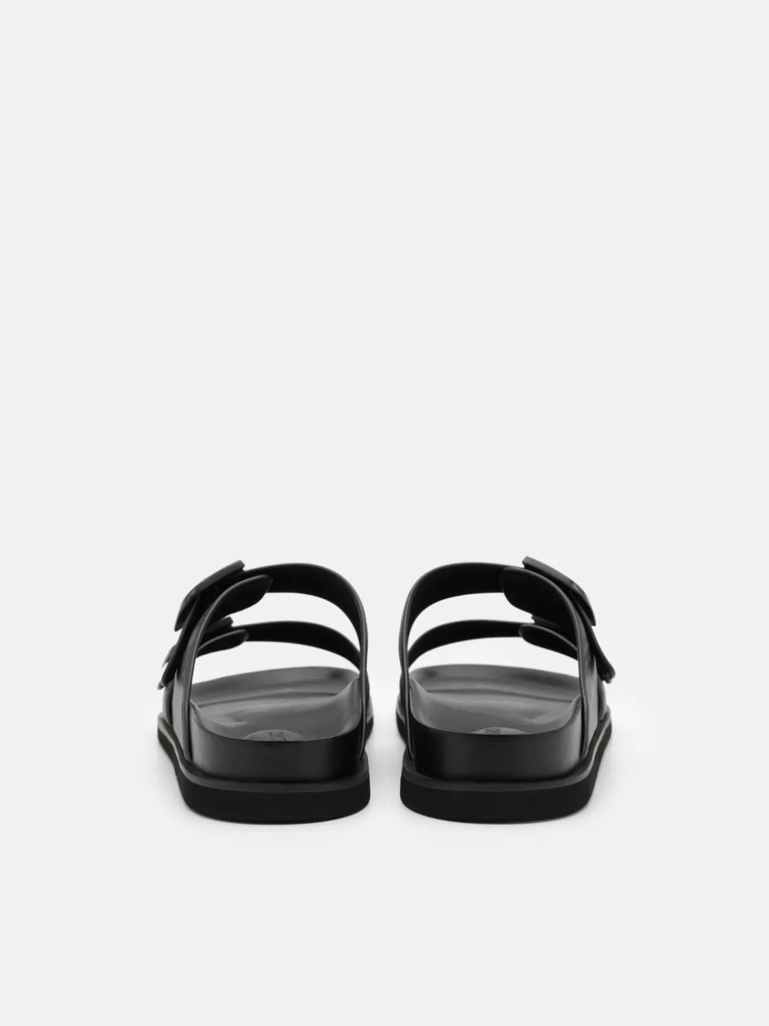 Men's Helix Slide Sandals - Black Embossed