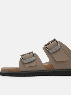 Men's Helix Slide Sandals - Dark Taupe