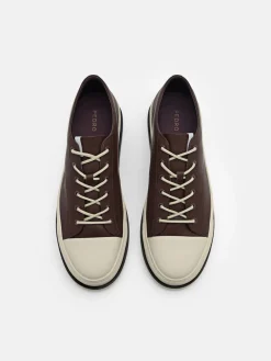 Men's Owen Court Sneakers - Dark Brown