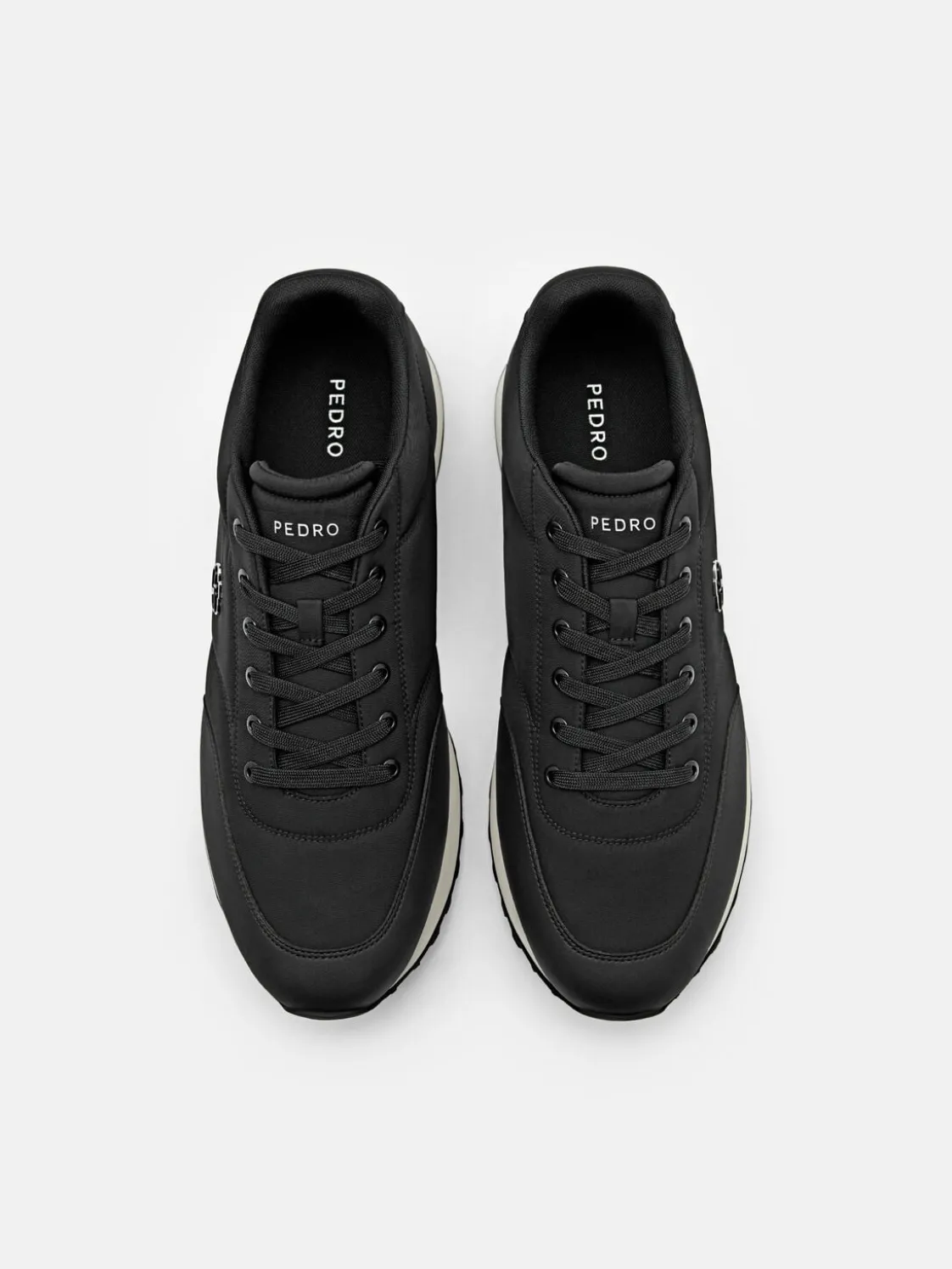 Men's Track Nylon Sneakers - Black