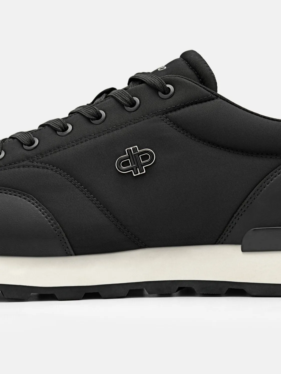 Men's Track Nylon Sneakers - Black
