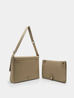 Morris Messenger Bag - Taupe
