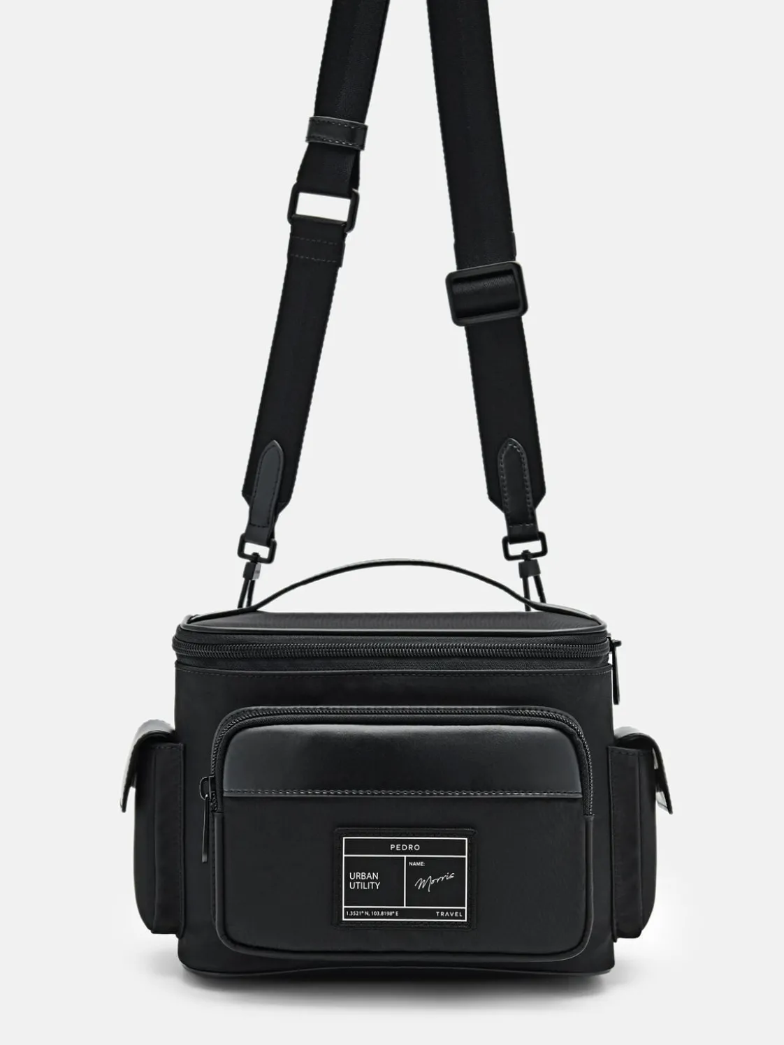 Morris Nylon Sling Bag - Black