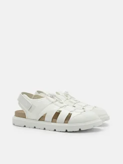 Neoprene Backstrap Sandals - Chalk