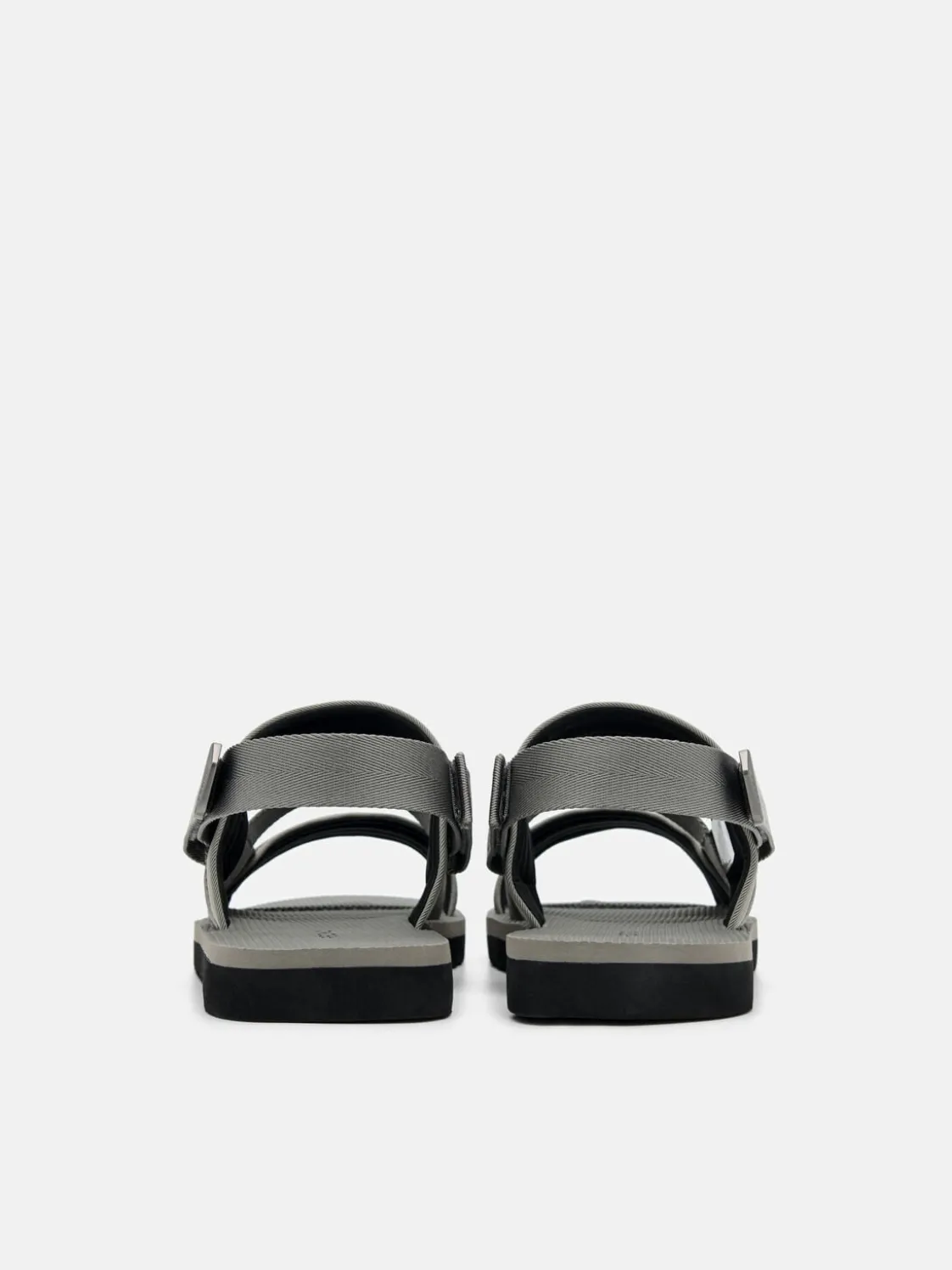 Nylon Backstrap Sandals - Grey