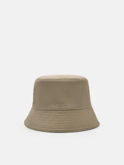 Nylon Bucket Hat - Taupe