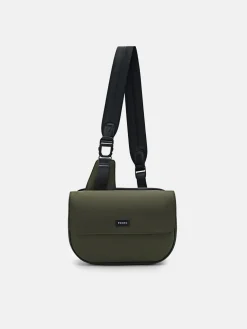 Nylon Crossbody Pouch - Military Green