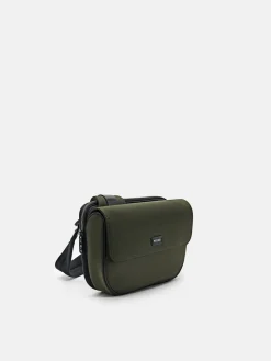 Nylon Crossbody Pouch - Military Green