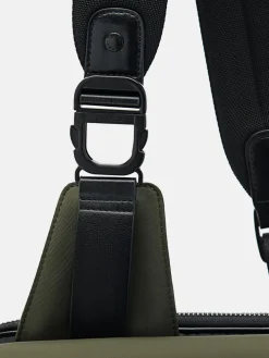 Nylon Crossbody Pouch - Military Green