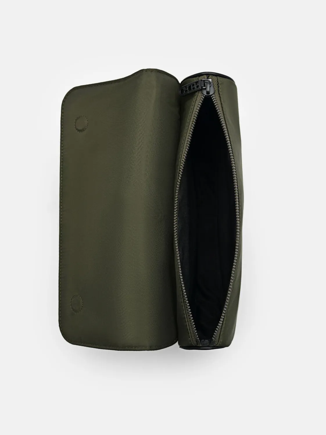 Nylon Crossbody Pouch - Military Green