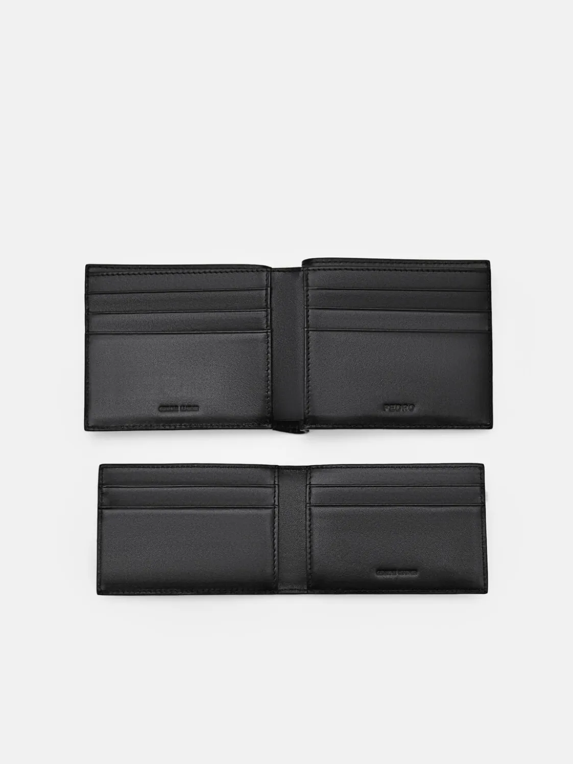 Oliver Leather Bi-Fold Wallet with Insert - Black