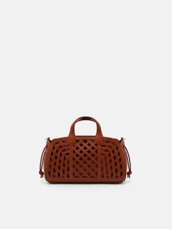 Orion Woven Tote Bag - Brick