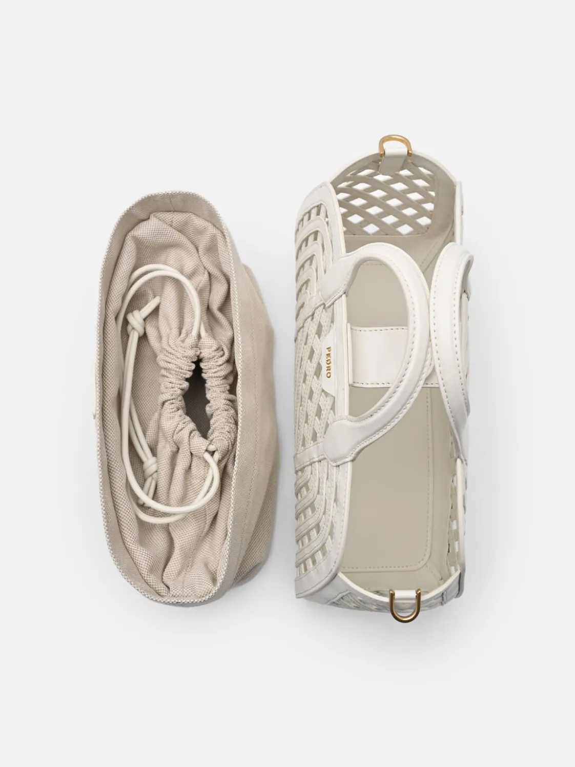Orion Woven Tote Bag - Chalk