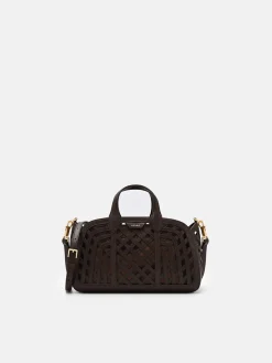 Orion Woven Tote Bag - Dark Brown