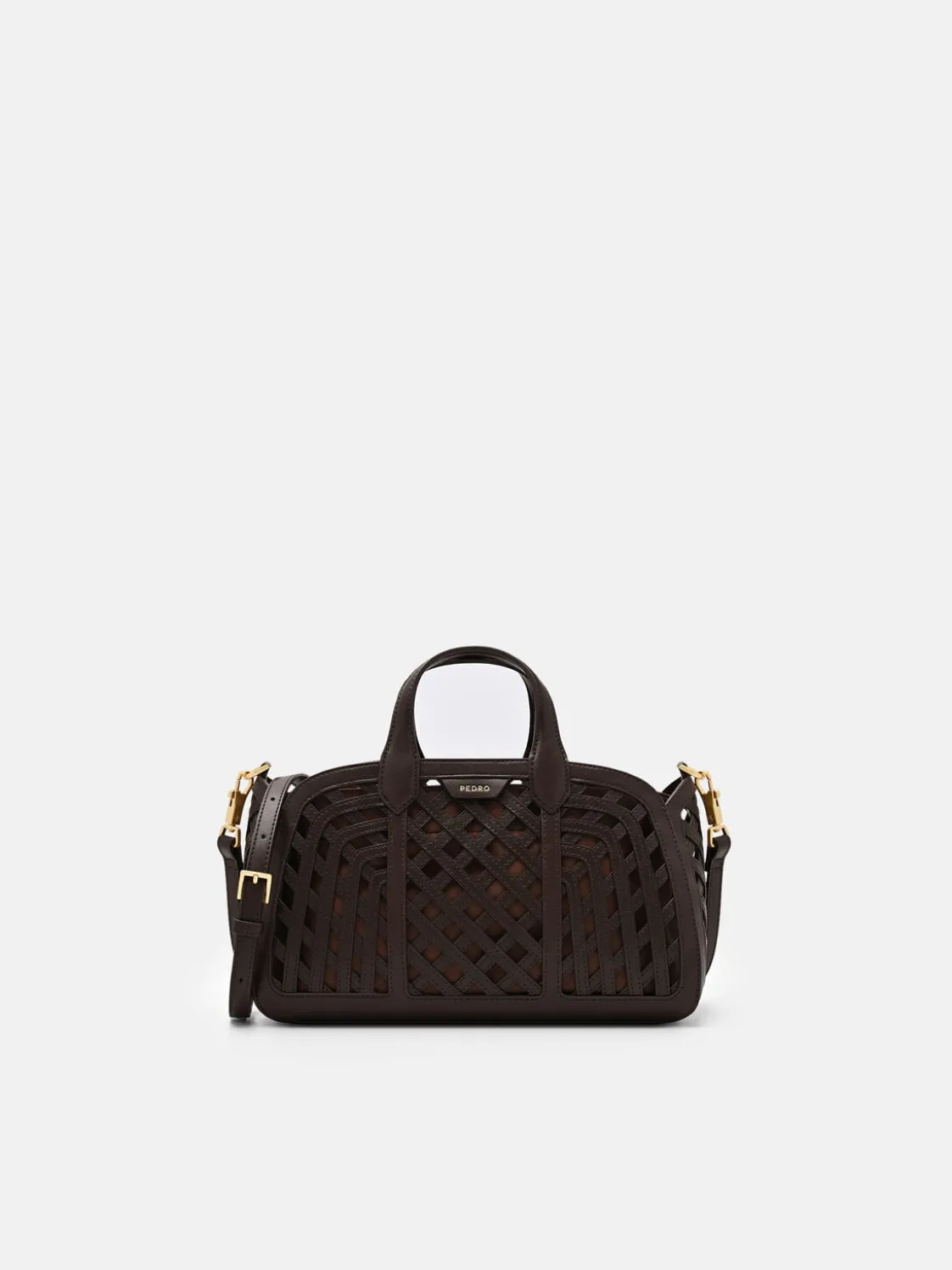 Orion Woven Tote Bag - Dark Brown