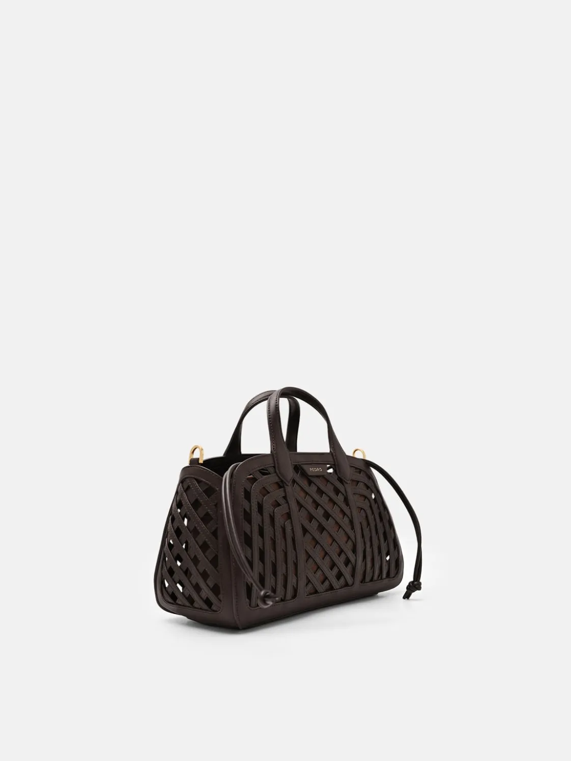 Orion Woven Tote Bag - Dark Brown