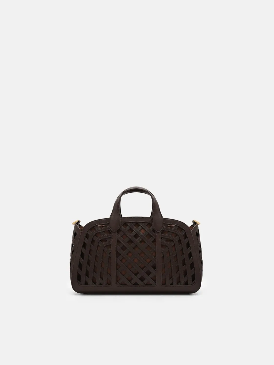 Orion Woven Tote Bag - Dark Brown