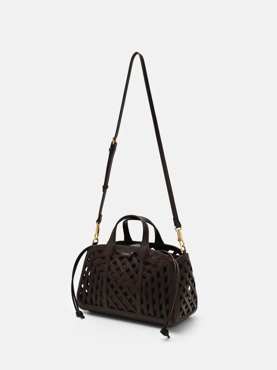 Orion Woven Tote Bag - Dark Brown