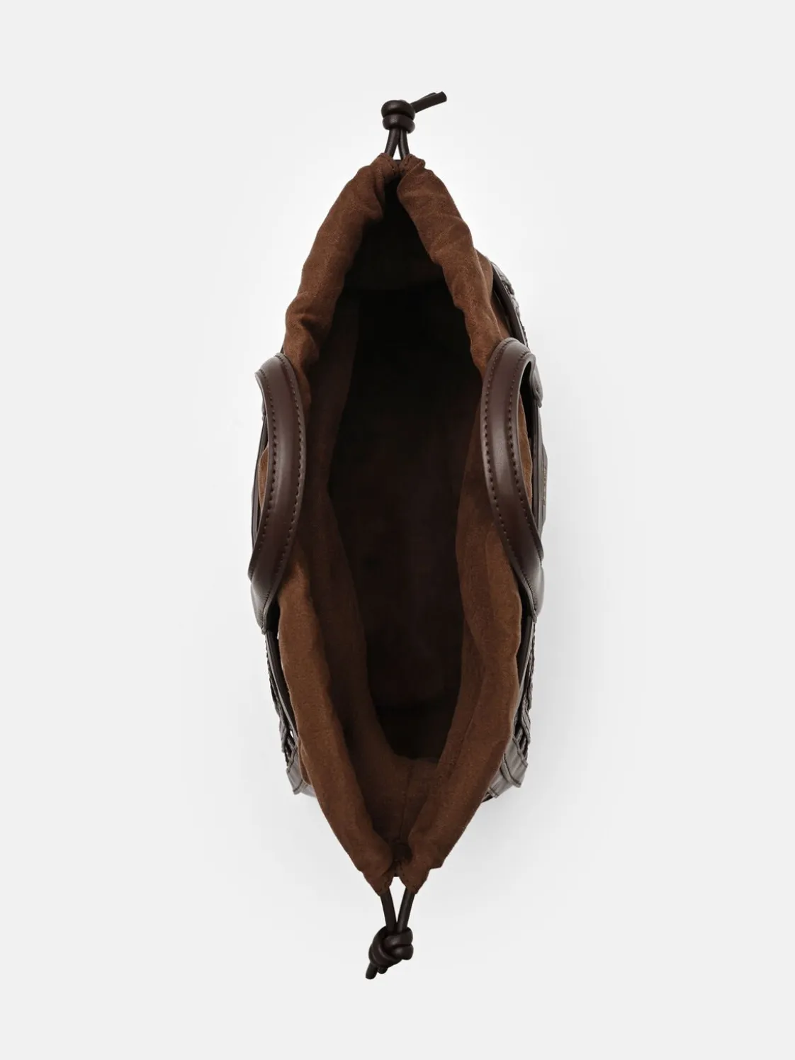 Orion Woven Tote Bag - Dark Brown