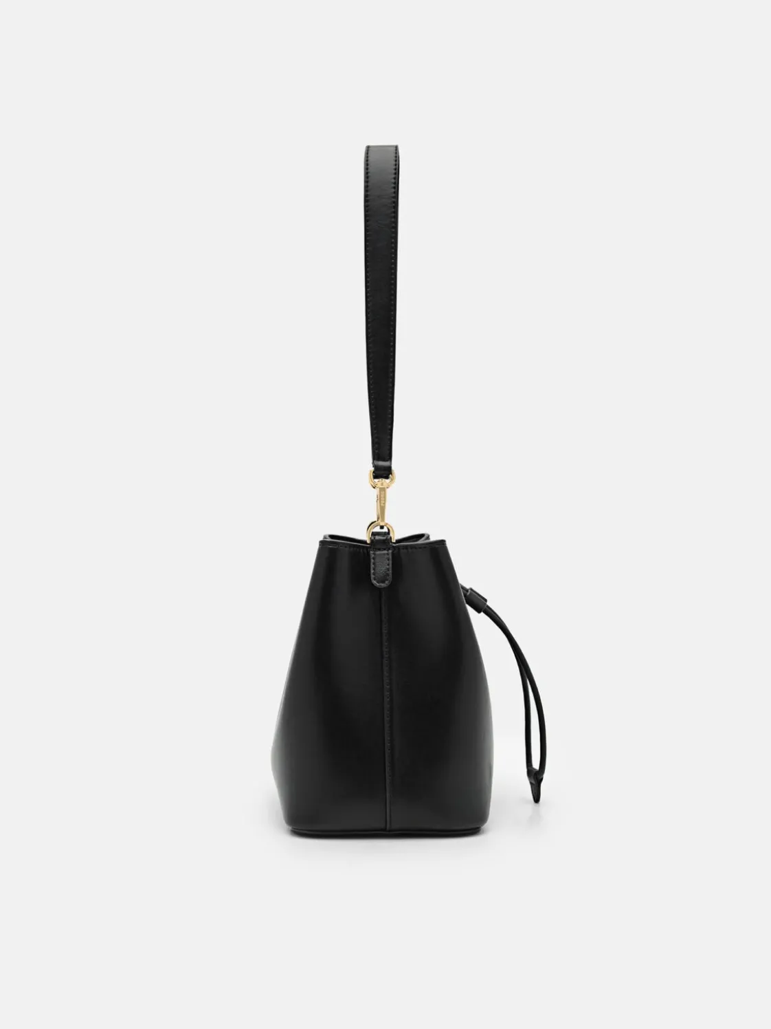 Panelled Bucket Bag - Black
