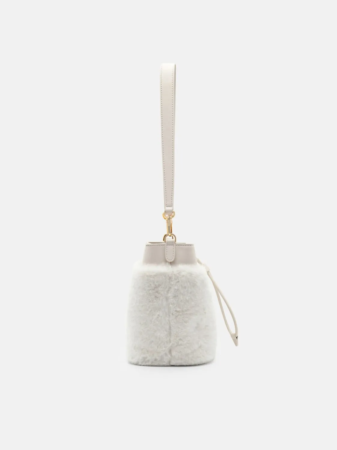 Panelled Bucket Bag - Chalk