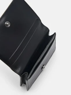 PEDRO Icon Leather Card Holder - Mahogany