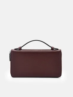 PEDRO Icon Leather Travel Organiser - Mahogany