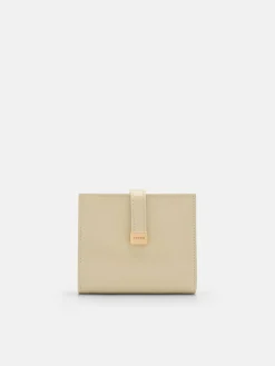 PEDRO Studio Farida Leather Bi-Fold Coin Wallet - Sand