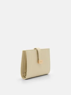PEDRO Studio Farida Leather Bi-Fold Coin Wallet - Sand