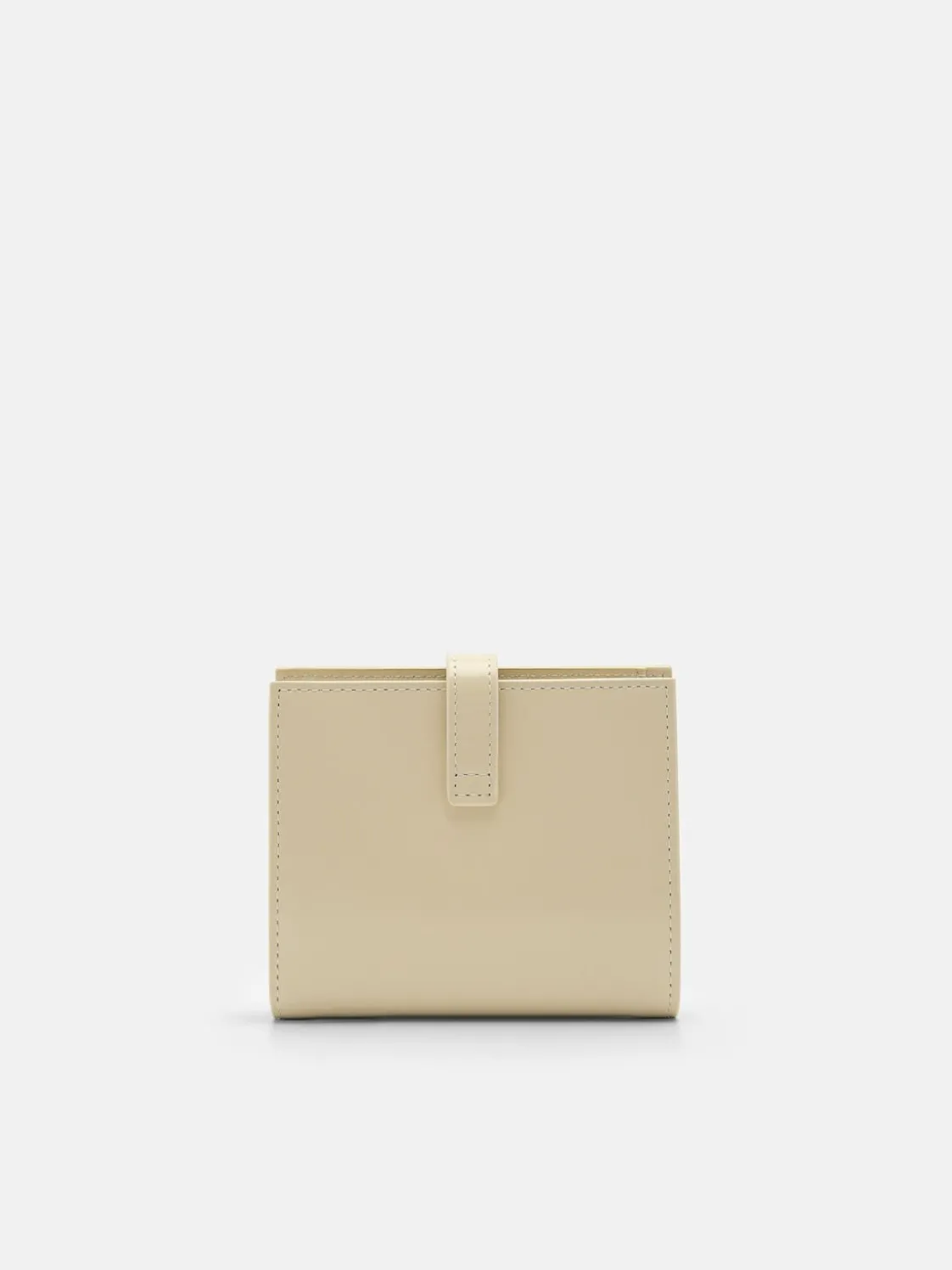 PEDRO Studio Farida Leather Bi-Fold Coin Wallet - Sand
