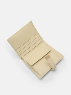 PEDRO Studio Farida Leather Bi-Fold Coin Wallet - Sand