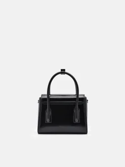 PEDRO Studio Farida Leather Compact Handbag - Black