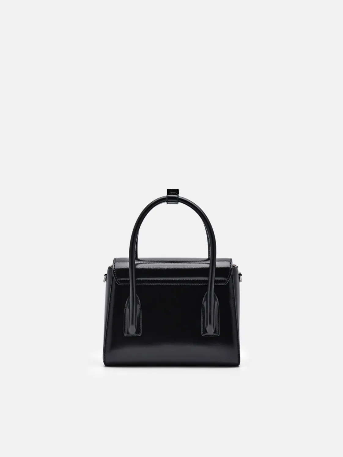 PEDRO Studio Farida Leather Compact Handbag - Black