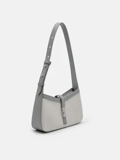 PEDRO Studio Farida Leather Shoulder Bag - Grey