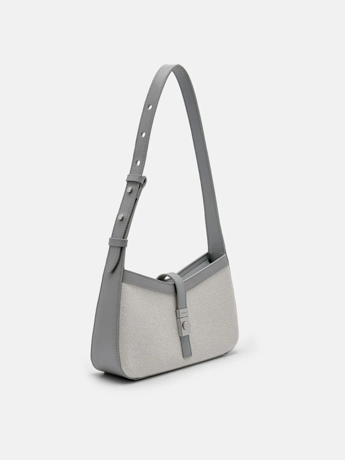 PEDRO Studio Farida Leather Shoulder Bag - Grey