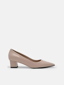 PEDRO Studio Ines Leather Pumps - Nude
