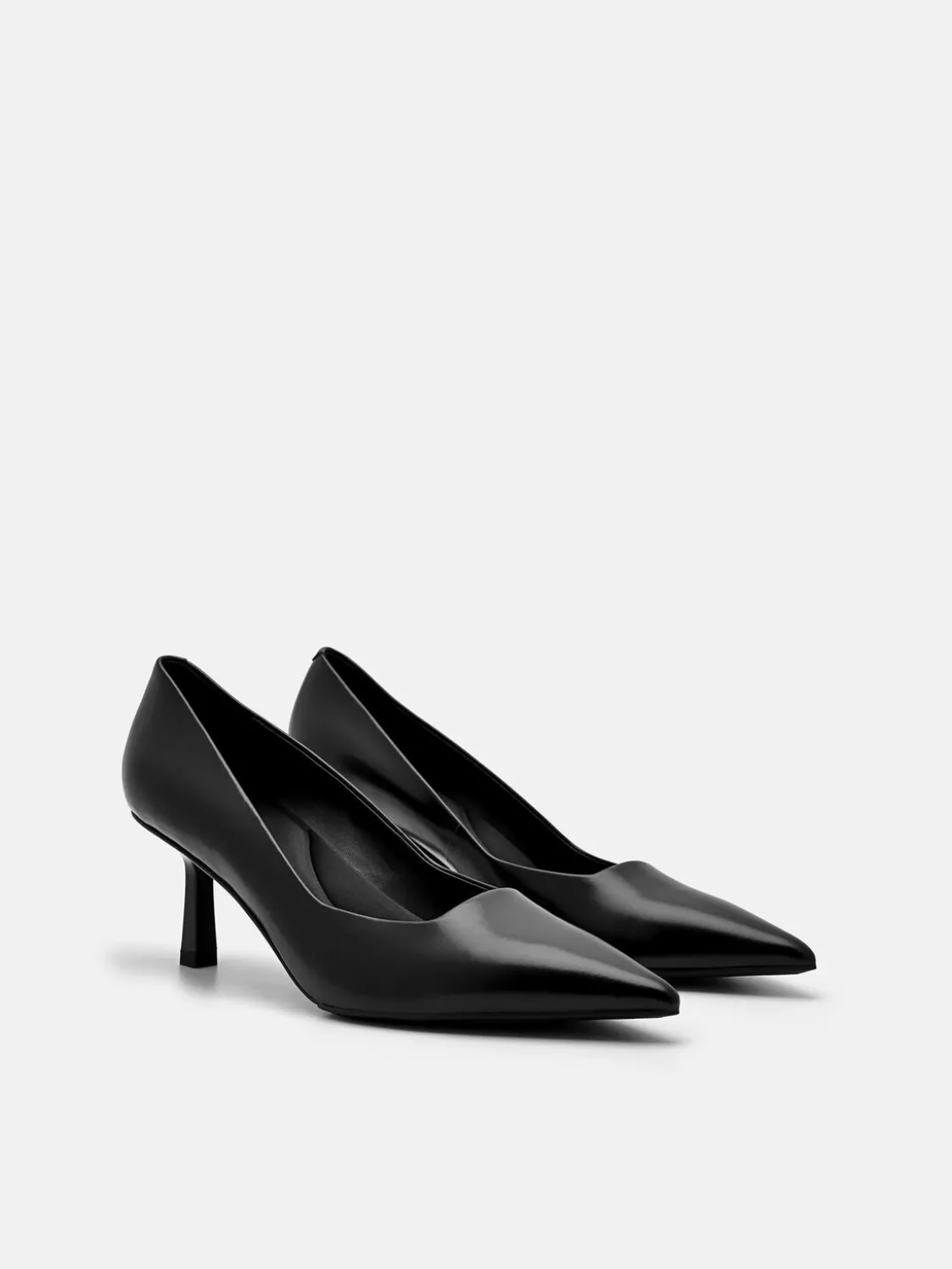 PEDRO Studio Kathy Leather Heel Pumps - Black