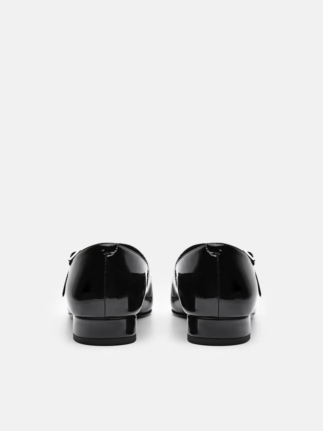 PEDRO Studio Leather Mary Jane Flats - Black