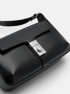 PEDRO Studio Leather Phone Pouch - Black