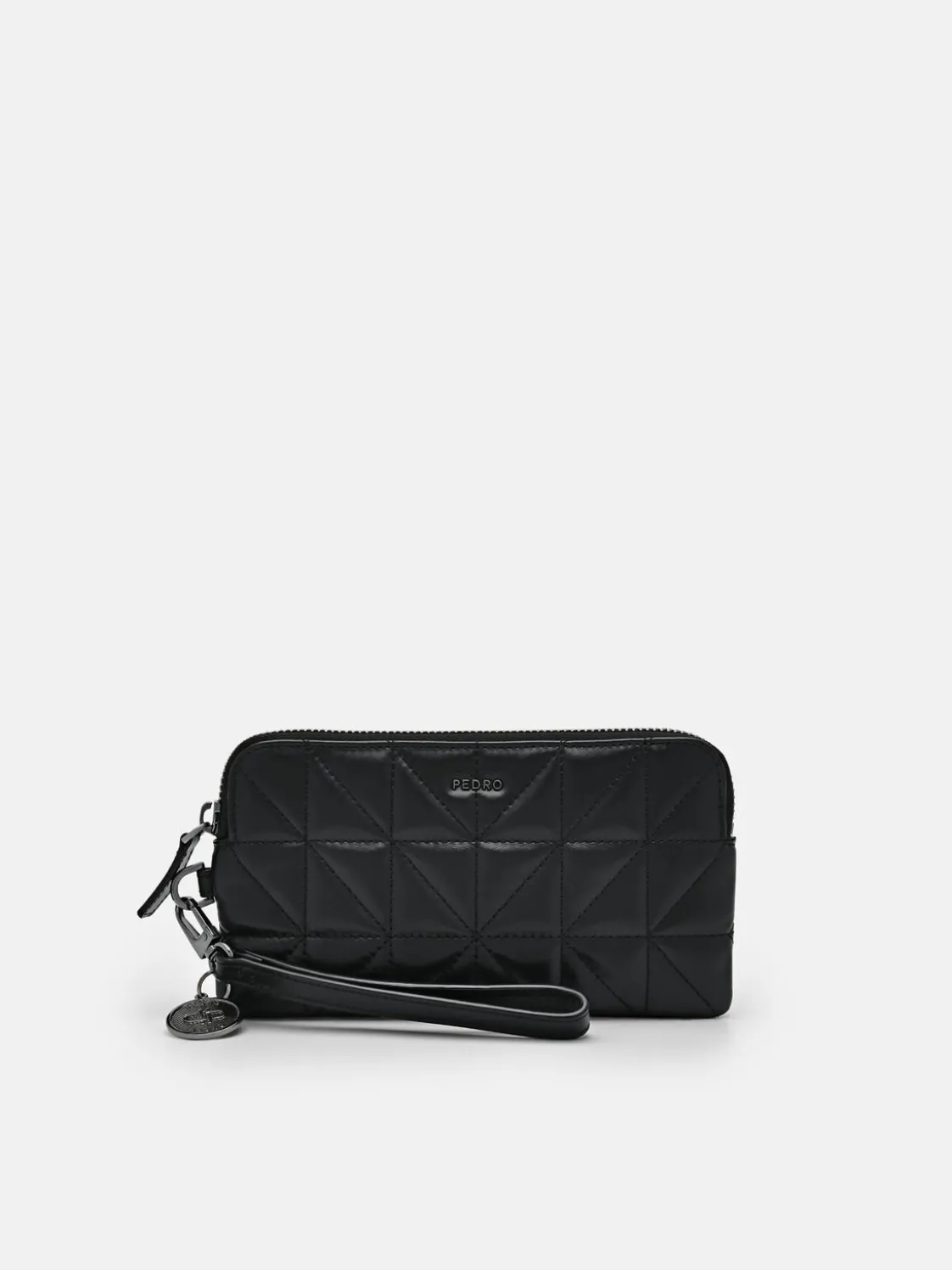PEDRO Studio Leather Pouch in Pixel - Black