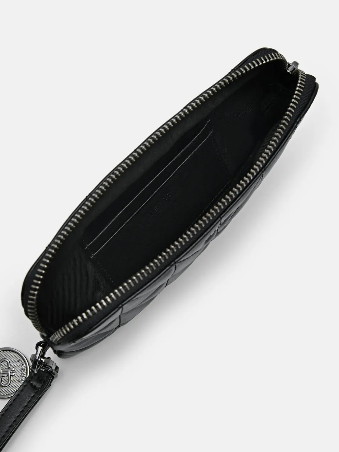 PEDRO Studio Leather Pouch in Pixel - Black