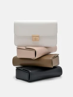 PEDRO Studio Leather Shoulder Bag - Chalk
