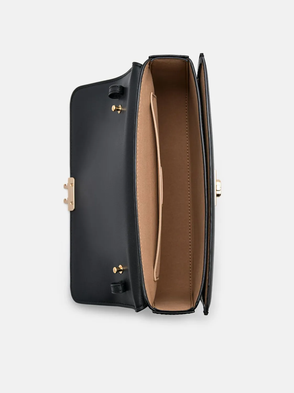 PEDRO Studio Leather Shoulder Bag - Black