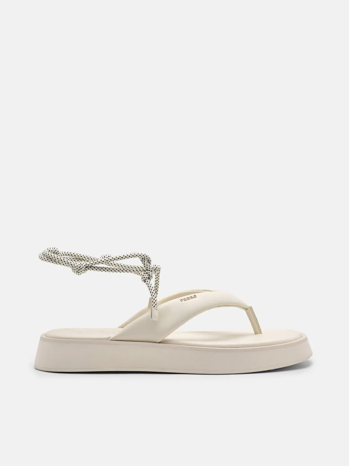 Platform Thong Sandals - Chalk
